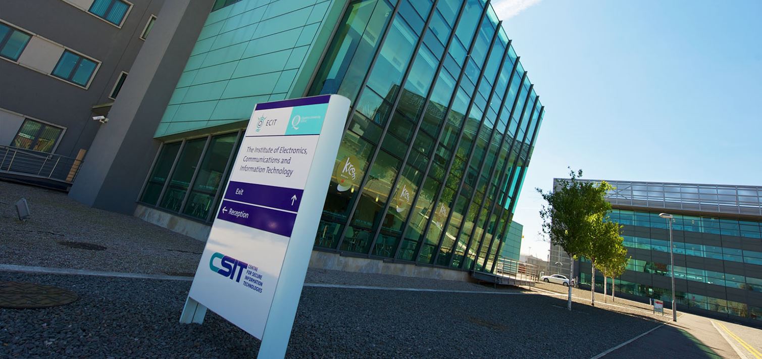 Exterior of Queen's Centre for Secure Information Technologies building  