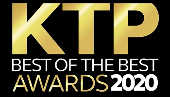 KTP Best of the Best Awards 2020 logo, gold on black