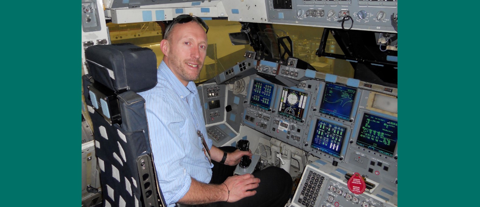 Professor Chris Johnson, Faculty PVC in EPS at NASA controls 