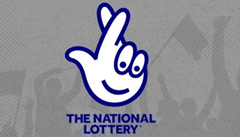 The National Lottery fingers crossed logo