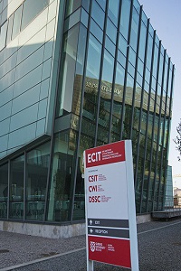 front of ecit building 