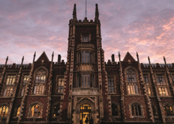 Queen's University at dusk